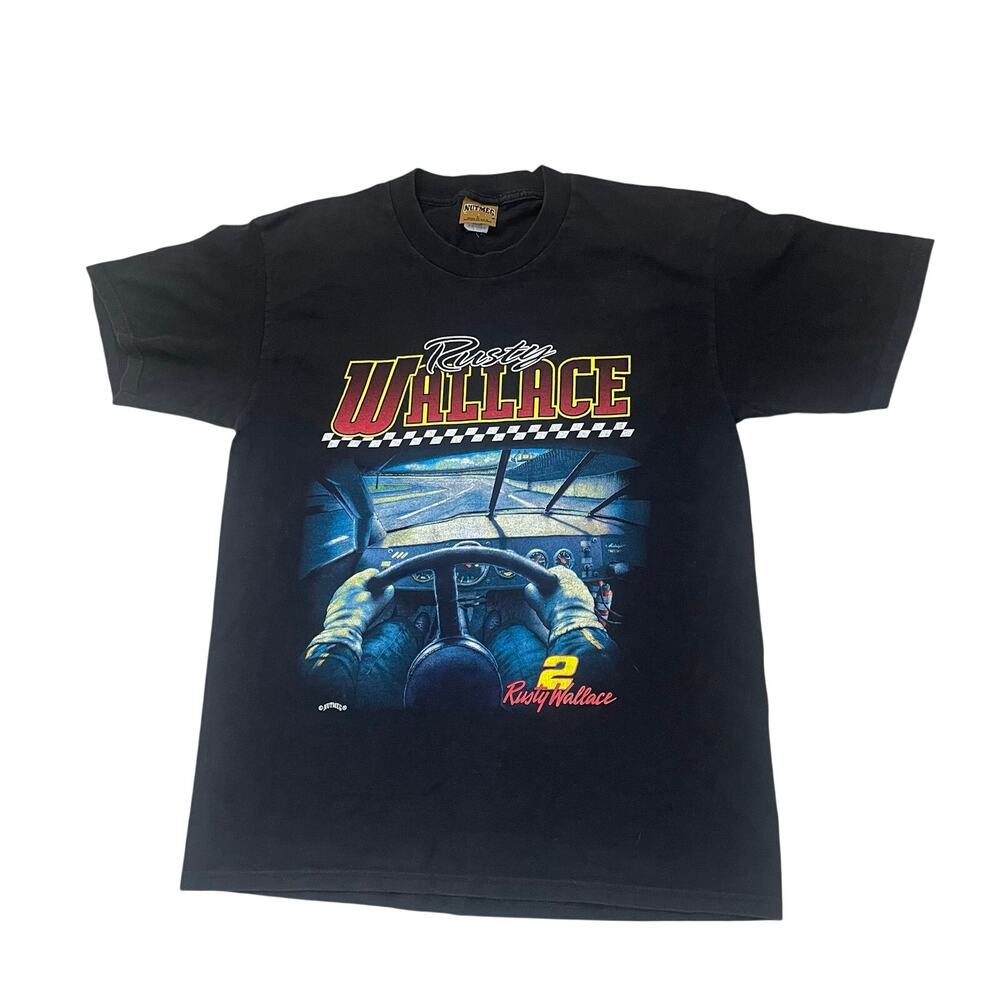 Rusty Wallace #2 Vintage Nascar T-Shirt | Men’s Large | Made in USA